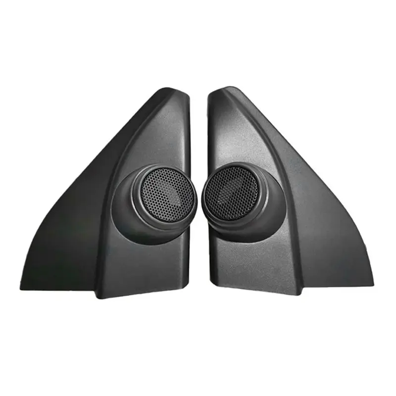 Professional 2PCS Car Tweeter Speaker Modified Audio Door Corner Glue Speaker Cover For Toyota Hilux For Fortuner 2016-2020
