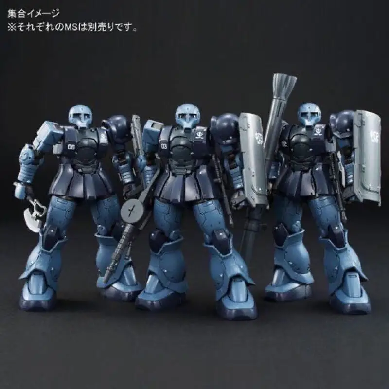 GTO MS-05 HG 1/144 Zaku Black Tri Stars Mech Assembly Model Kits Action Figures Desktop Decoration Doll Toy Gift view 3