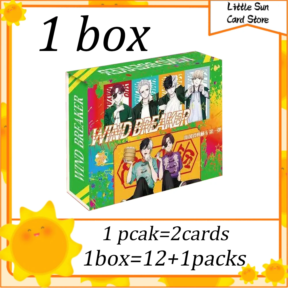 

New Wind Breaker Collection Cards Booster Box SSR Rare Flash Cards Anime Characters Collection Card Children's Toy Gift