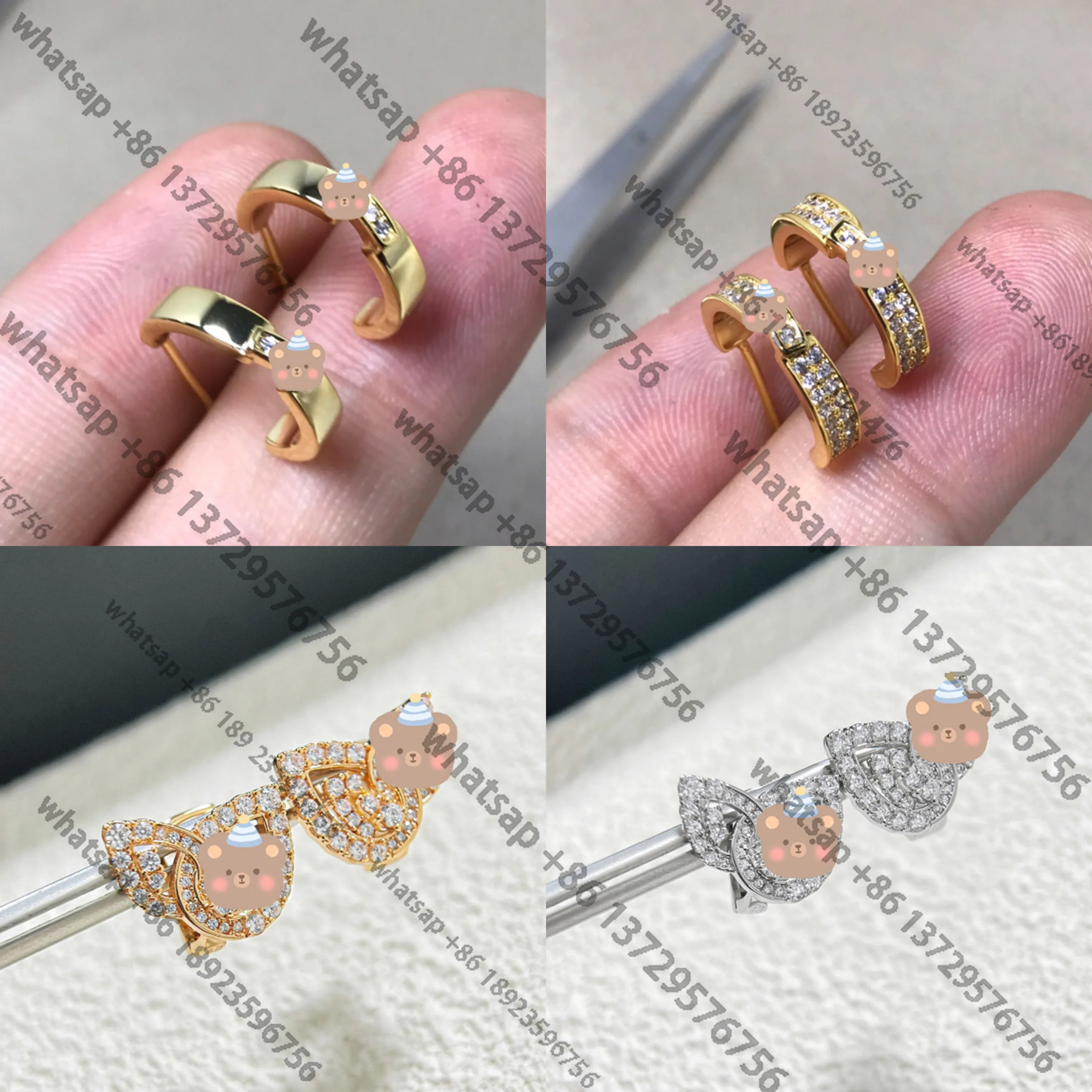 

"Genuine Gems: Light Luxe Earrings Adorned with Authentic Stones, Luxurious Touch"