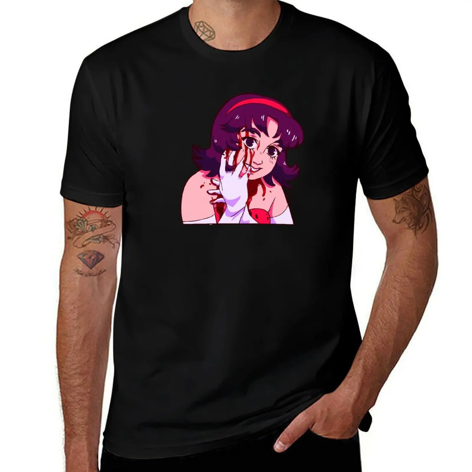 package cotton t the real Mima! I'm t-shirt for T-Shirt black mens cotton tshirt graphic shirts 100% plain man