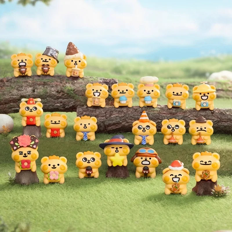 

Маленький медвежонок, ошибка здесь, ленивая повседневная серия, слепые сумки, модные игрушки, милые фигурки, украшения для колышек, декоративные игрушки, подарки-сюрпризы