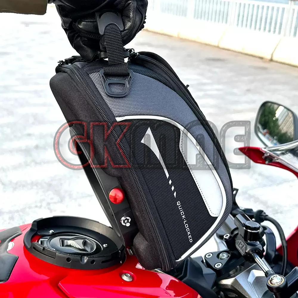 For QJMOTOR SRT 700 X Motorcycle Modified Quick Release Tank Bag Touch Screen Phone Pocket Waterproof Storage Tool Luggage Bag