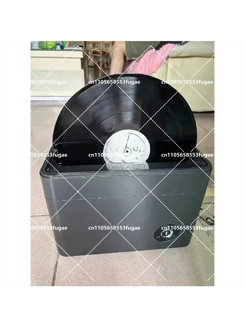 Ultrasonic Vinyl Record Cleaner Machine Automatic 12 Inch LP Cleaning with Drying System