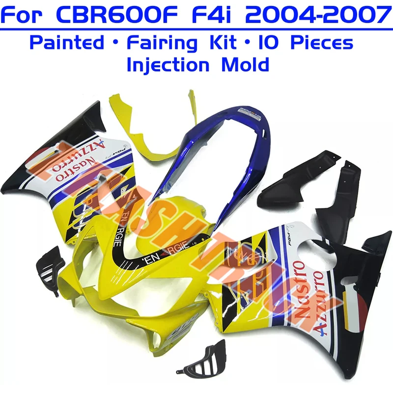 For Honda CBR600F CBR 600F CBR600 F 600 F4i 2004 2005 2006 2007 Sport Cowl Body Fairing Kit Bodywork ABS Injection Plastic Cover