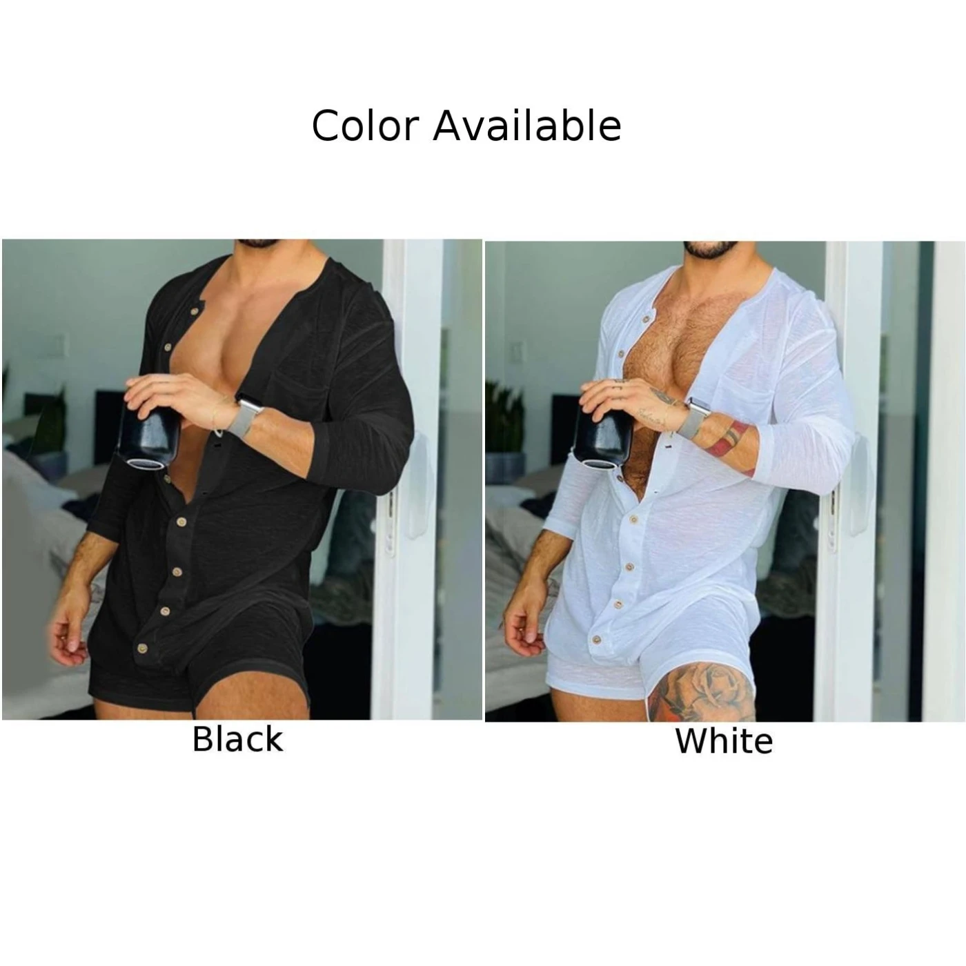 For Autumn For Spring Black Sexy Homewear Spring Summer Autumn Slight Stretch Solid Color Brand New Casual Style