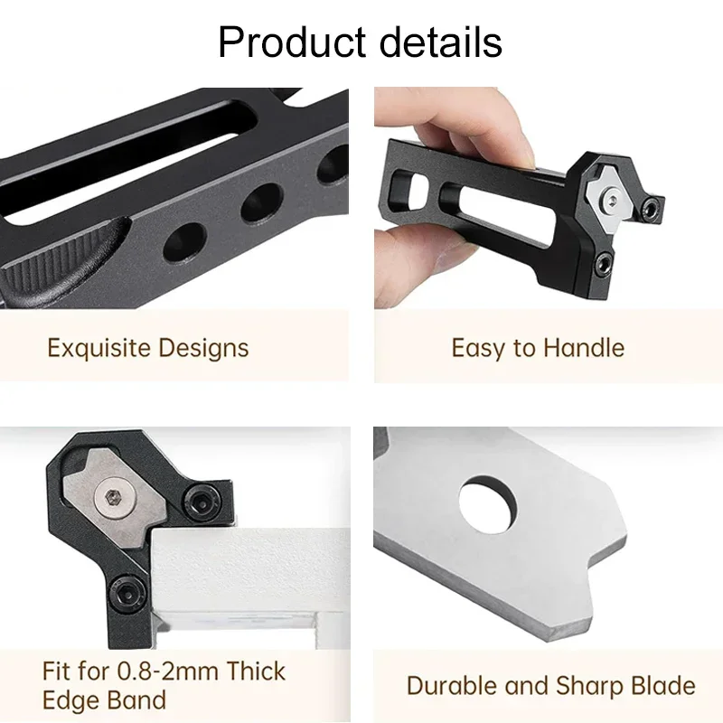 Woodworking Edge Corner Arc Trimming Manual Planer knife Blade Hand Tools wood Deburring Chamfering Fillet Scraper