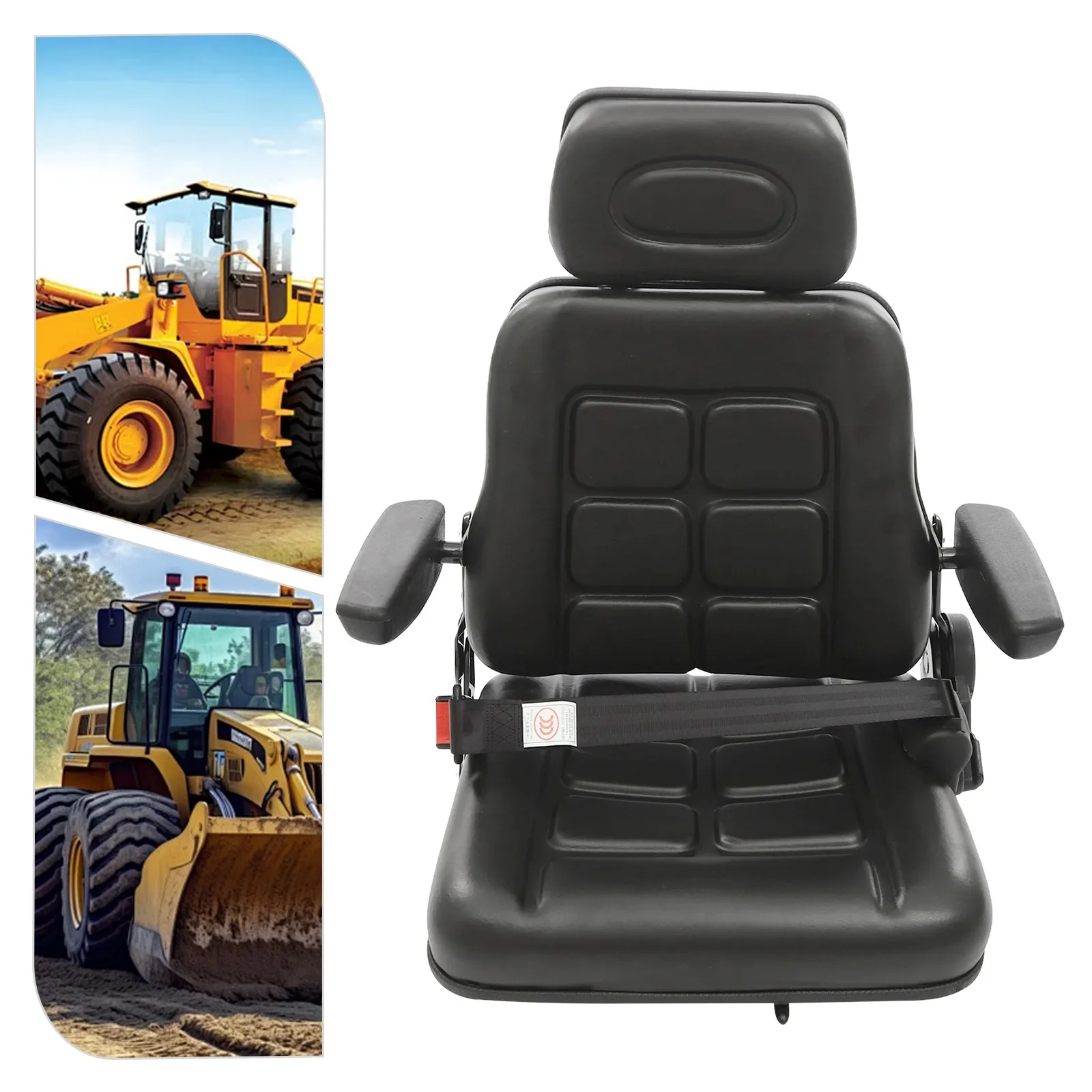 

Universal Tractor Seat Adjustable Tractor Seat PVC Tractor Seat Durable Flexible