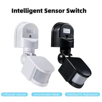 PIR Motion Sensor 220V 110V 12V Automatic Infrared Light Sensor Movement Detector Outdoor LED Light Switch Human Presence Sensor