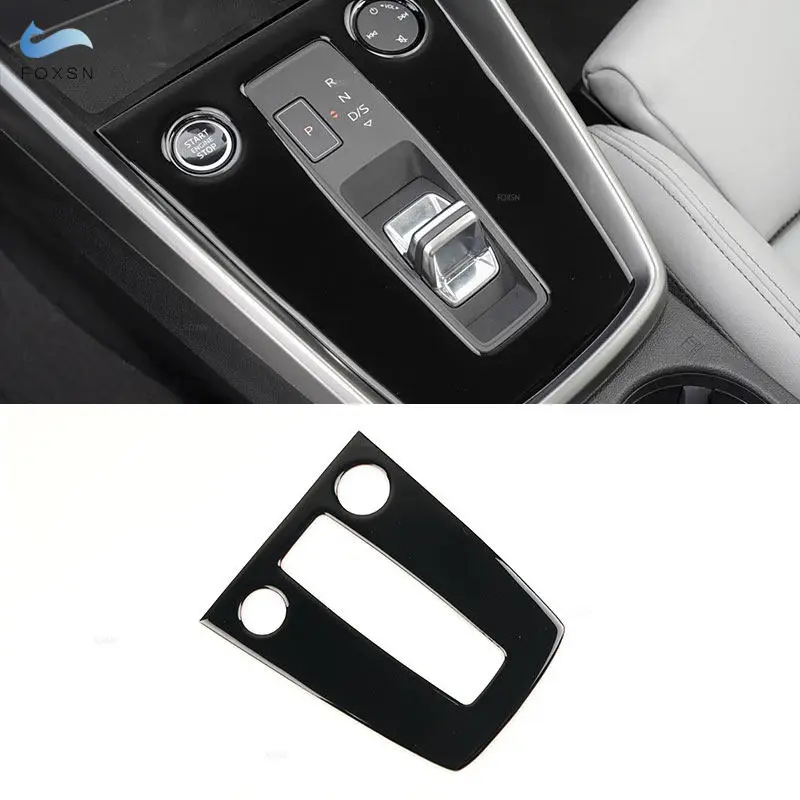 Pour A3 (8Y) 2021 2022 2023 2024 2025 LHD fibre de carbone souple style intérieur de voiture Console centrale panneau de changement de vitesse cadre autocollant garniture