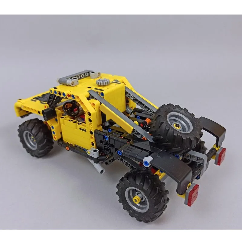 

MOC-62805 Classic New Yellow Dump Truck Building Block Model, 665 Parts, Birthday Building Block Toy Gift for Boys and Children