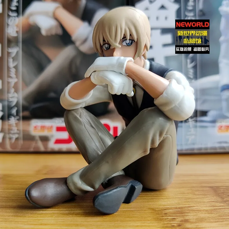 

Original Anime Bourbon Amuro T Ō Ru Sitting Posture Name Detective Conan Series SEGA Boxed Desktop Ornament Figure Model Gift