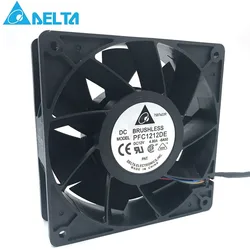 Ventilateur de refroidissement Delta d'origine pour Ant GPU Miner, PFC1212DE, 120mm, 120x120x38mm, 12V, PWM, 4 broches, 250CFM, 7000RPM, 66,5DBA