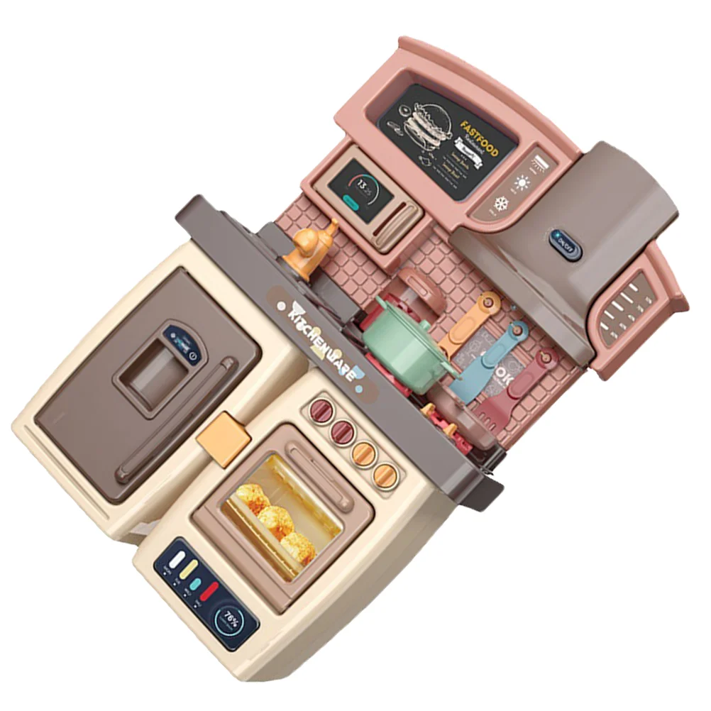 

Игрушка для игры в кухню, детские игрушки, детские развивающие игрушки 27X145X75 см, пластиковая имитация приготовления пищи
