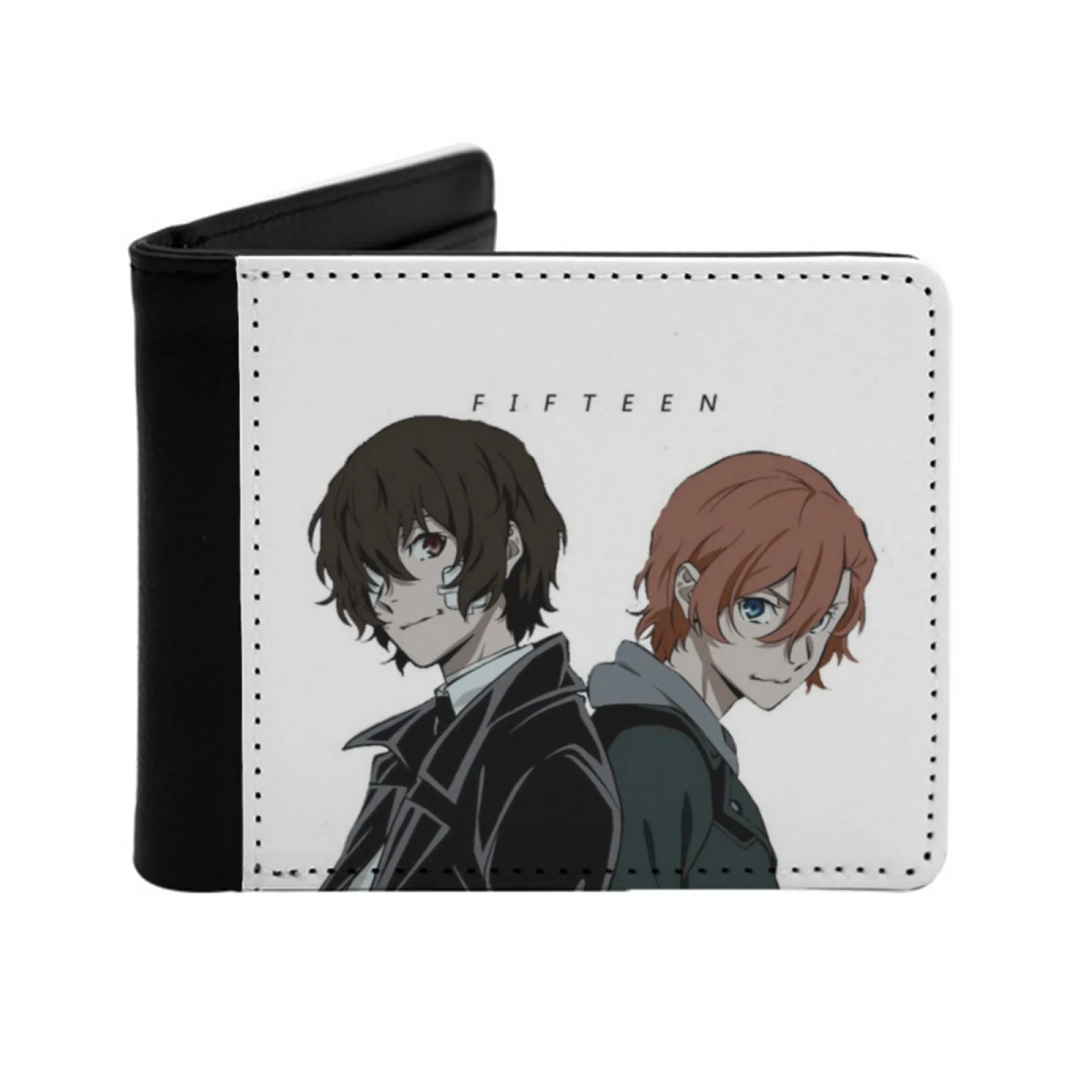 Soukoku Dazai Osamu Nakahara Bungou Stray Dogs Anime Personalized Wallet For Men And Women Pu Leather Short Pocket Purse Dazai