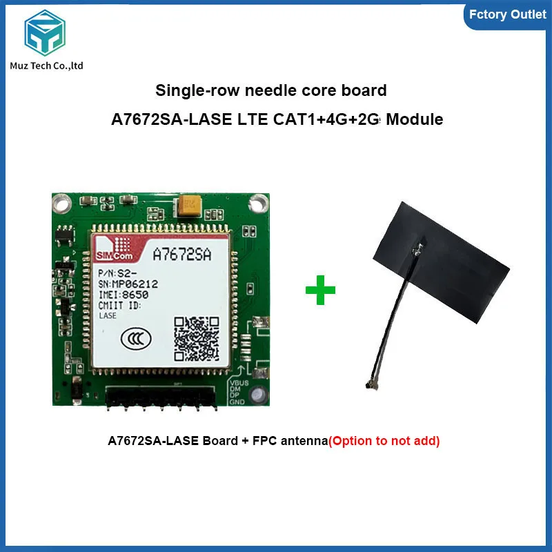 SIMCOM A7672SA-LASE Core Board Development kit LTE CAT1 4G Module single-row pin Board breakout kit For Australia/South America
