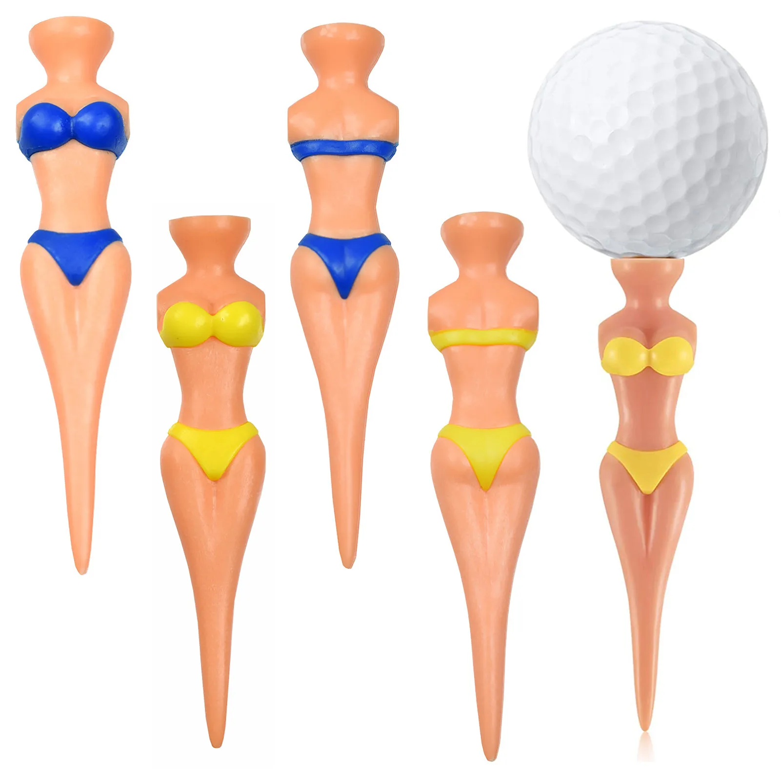 Golf Tees Pin-up Girl Lady 3.15-inch Plastics Golf Practice Novelty Tees Home Women Golf Tees For Golf