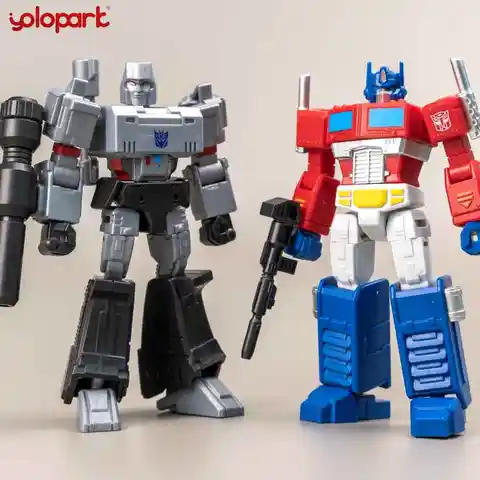 Yolopark Amk Mini-Serie Transformatoren Speelgoed 12Cm/4.72 G1 Action Figures Optimus Prime Megatron Bumblebee Soundwave Starscream