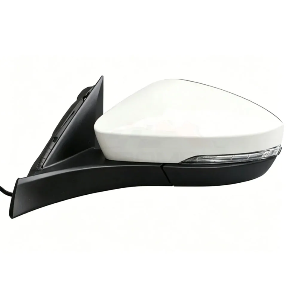 Side Rear View Mirror Assembly Turn Light Assy For VW T-Roc 2018 19 20 21 22 6Wires Manual Fold
