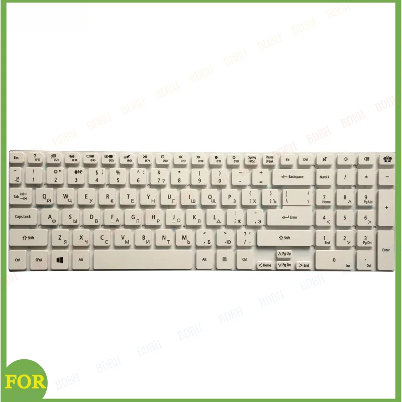NEW RU White For packard Bell Easynote Q5WS1 P7YS0 TS13 TS11 TS11hr TS44 LS11 LS13 LS44  VG70 Russian Laptop Keyboard