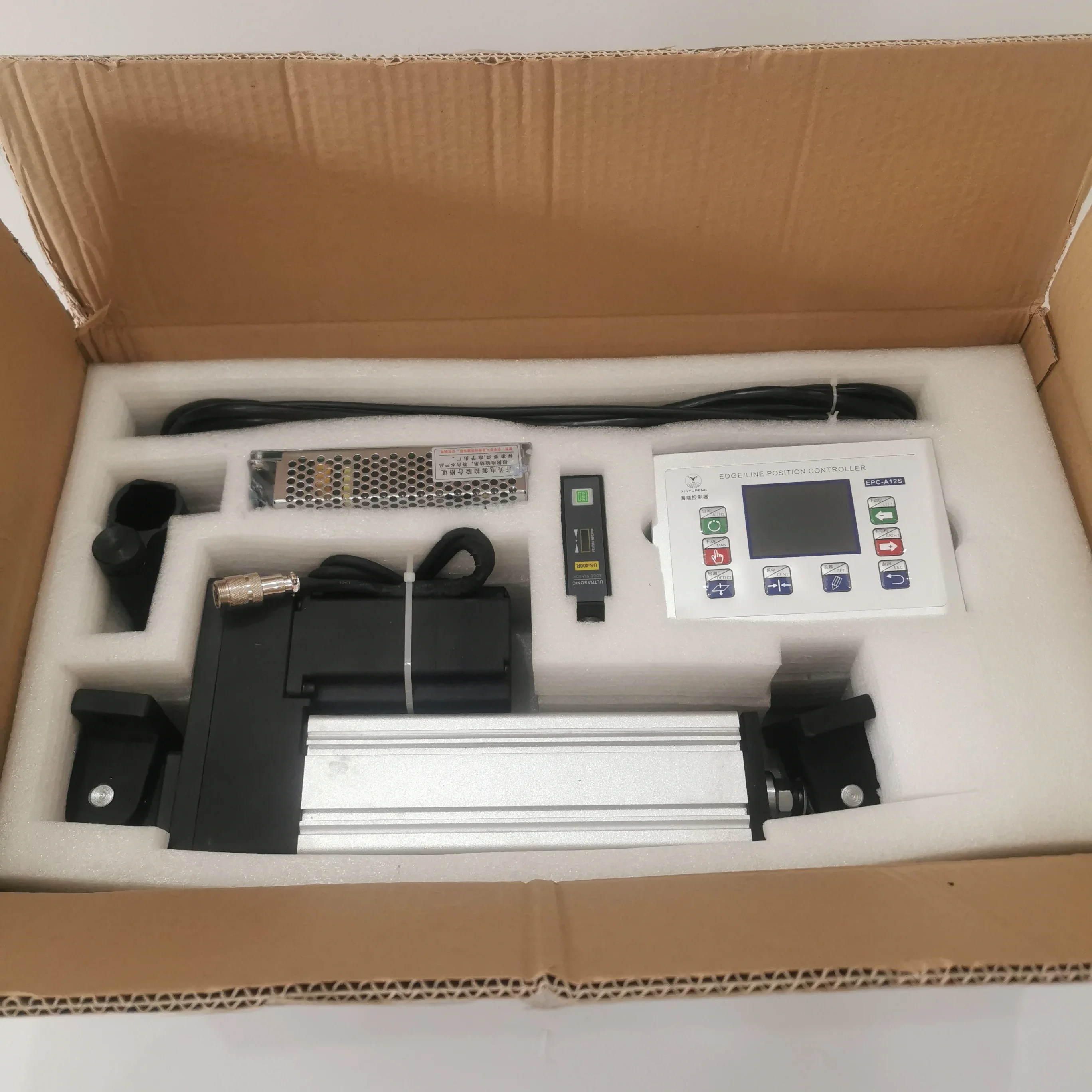 Rand position control web guide system mit ultraschall sensor und Servo Web guide Controller/korrektur controller EPC-A12