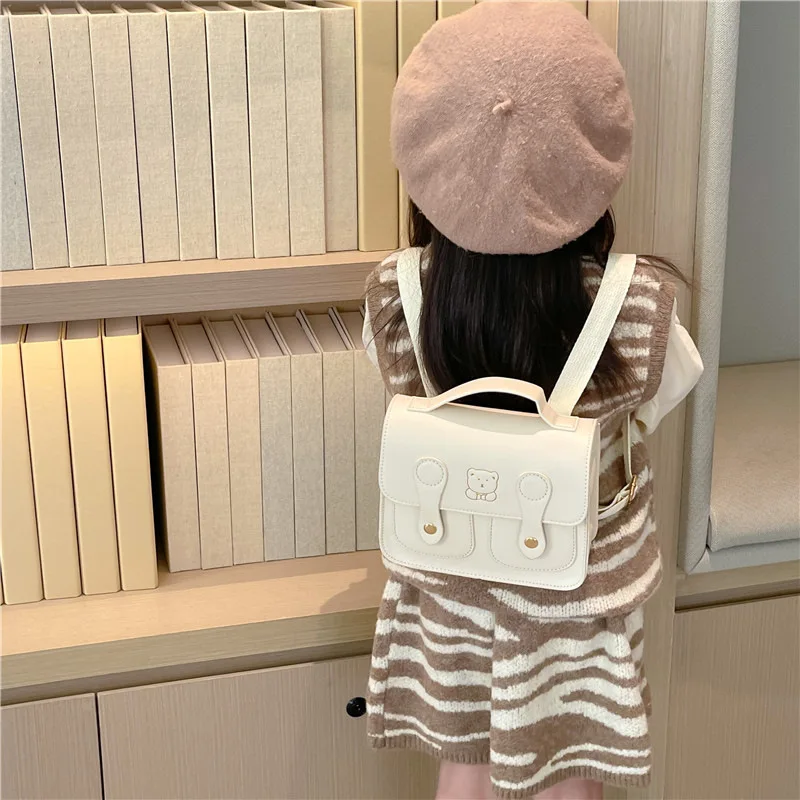 Fashionable Children Backpack Cute Backpack Bear Cartoon Backpack School Bags  Mother Kids Bags for Girl Mochila Сумка Женская