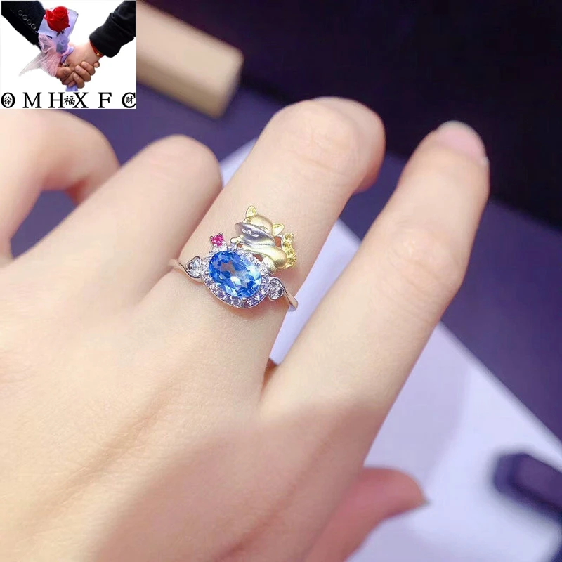 

Wholesale RR2100 European Fashion New Woman Girl Bride Party Birthday Wedding Gift Fox AAA Zircon 18KT White Gold Ring