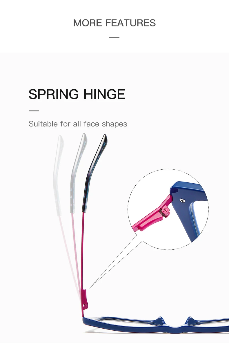 نظارات طبية JMISUS فوتوكروميك للنساء بإطار عين القطة على شكل فراشة عدسات تقدمية متعددة البؤر للاستخدام الداخلي والخارجي #4