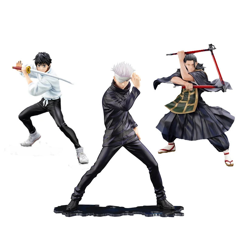 

KOTOBUKIYA Original Jujutsu Kaisen Anime Model ARTFX J Gojo Satoru Geto Suguru Okkotsu Yuta Action Figure Toys For Kids Gift