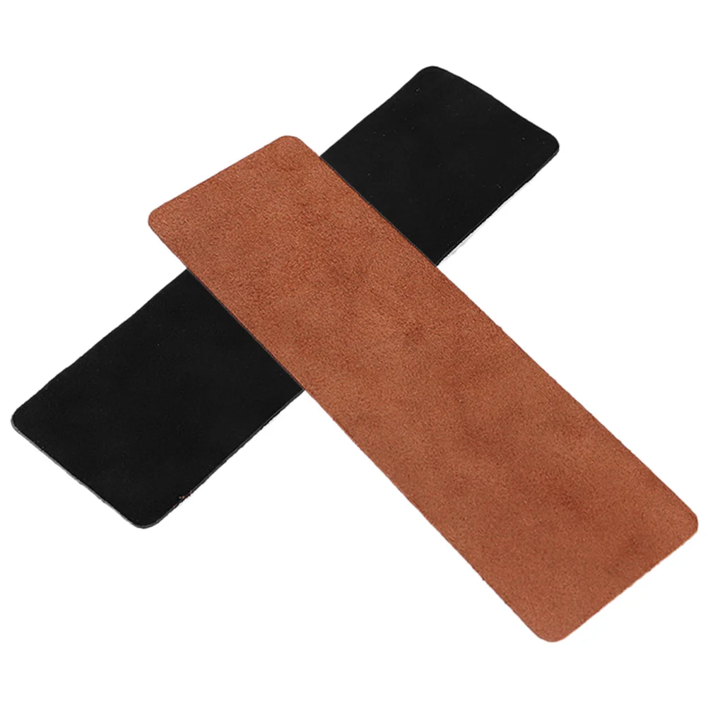 

2pcs Ukulele Anti-slip Mat Premium Cowhide Fleece Guitar Cushion Erhu Nonslip Musical Instrument Accessory Thickened Pad
