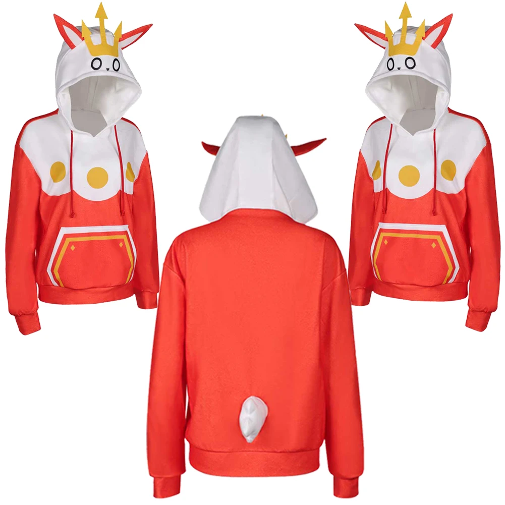 Kingpaca Cosplay Casual Hoodies Kostuum Vrouwen Spel Vriend Cosplay Wereld Roleplay Trui Streetsuits Halloween Party Pak