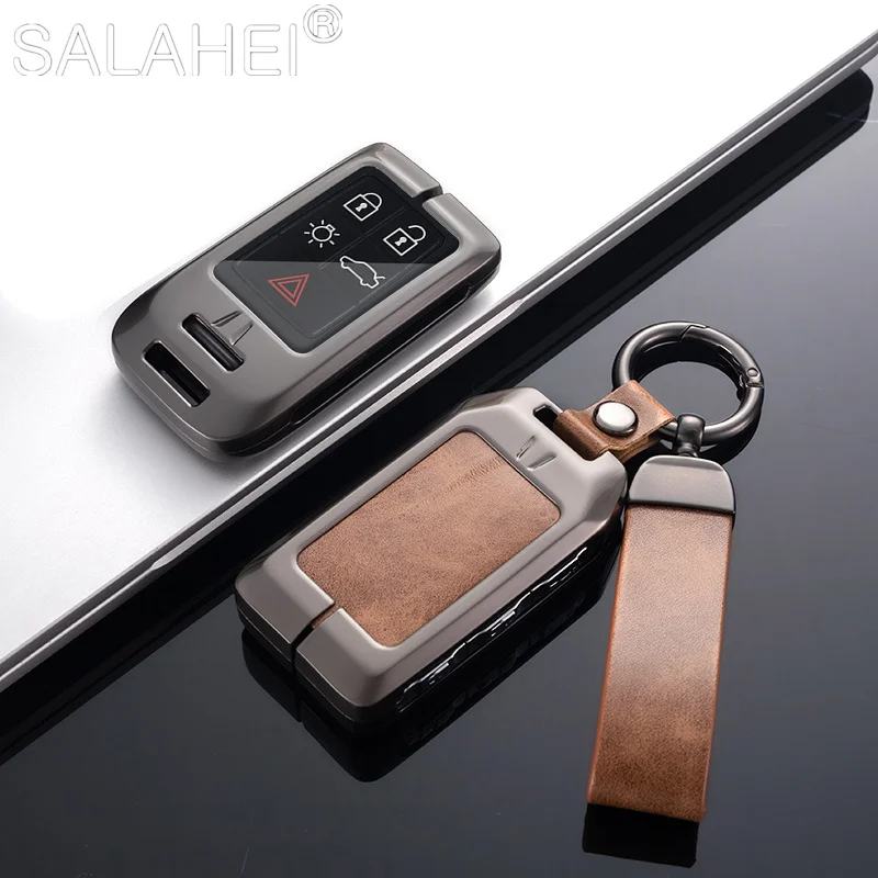 

Zinc Alloy TPU Car Key Cover Case Shell Holder Protection For Volvo XC70 XC40 XC60 S90 S60 XC90 V90 V60 V40 T5 T6 T8 Accessories