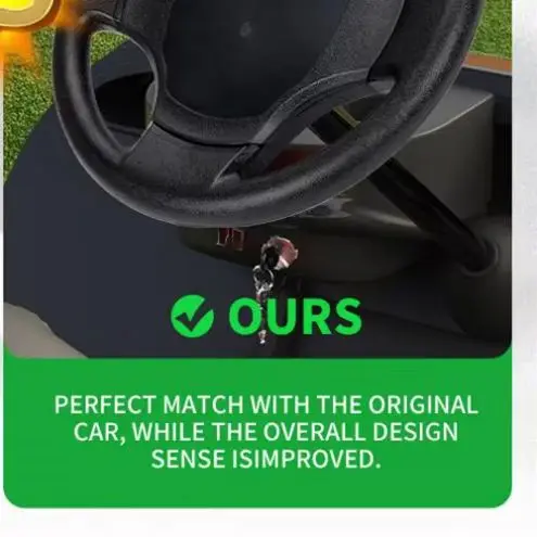 

345mm 13.58-inch Electric For olf Cart 34 Steering Wheel for EXCAR Golf Cart