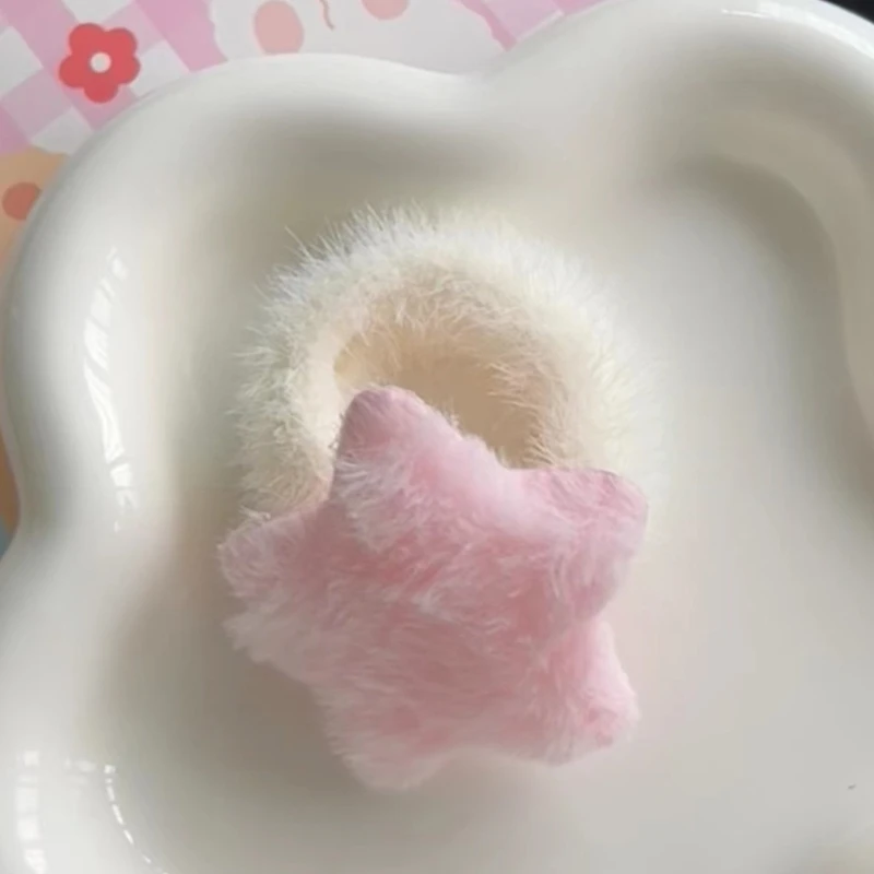 Ikat Rambut Mewah Rambut Bintang Ikat Rambut Warna-warni Putri Ikatan Berbulu Besar Putri Besar