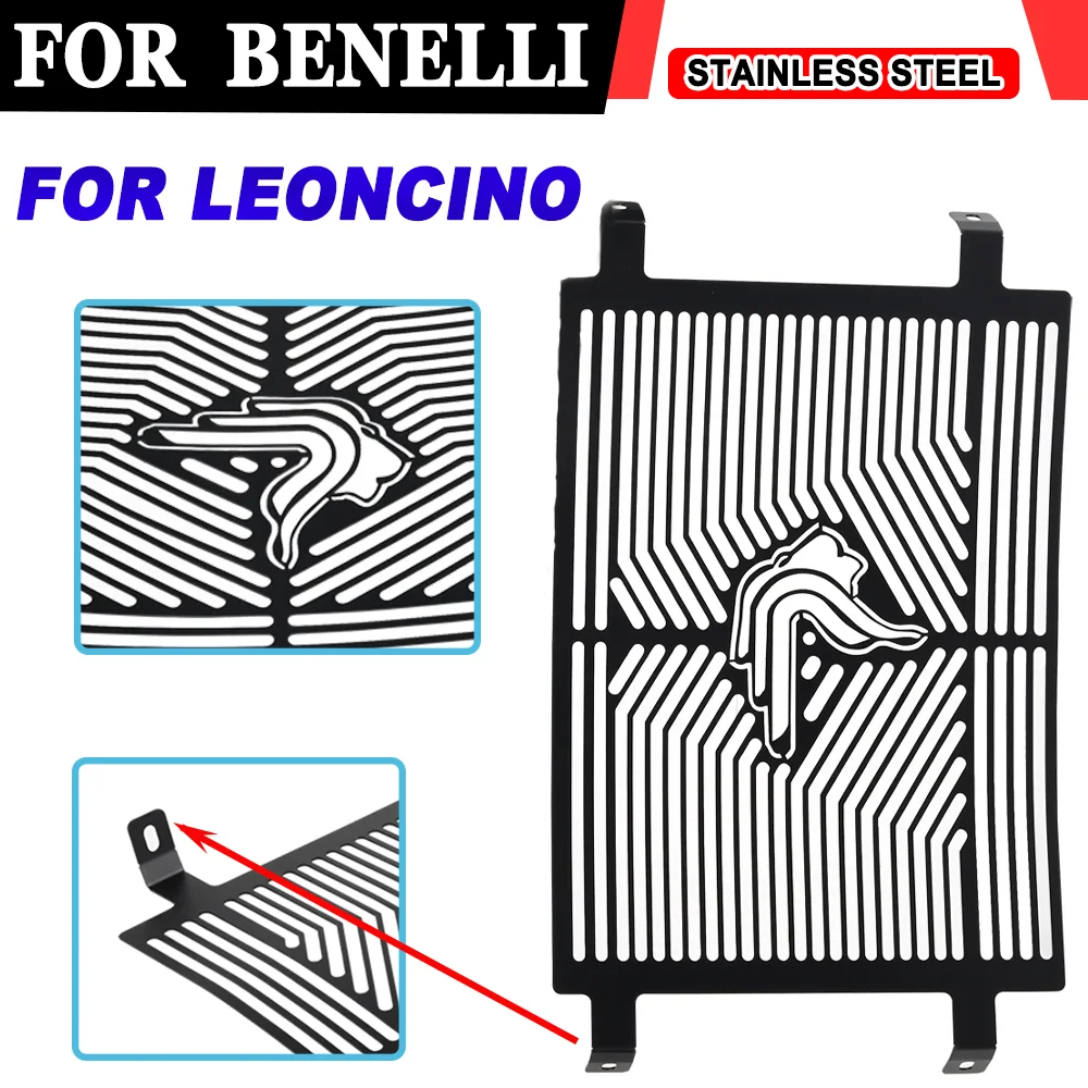 

For Benelli Leoncino 800 2020 2021 2022 2023 2024 Motorcycle Accessories Radiator Grille Guard Grill Protective Cover Protector