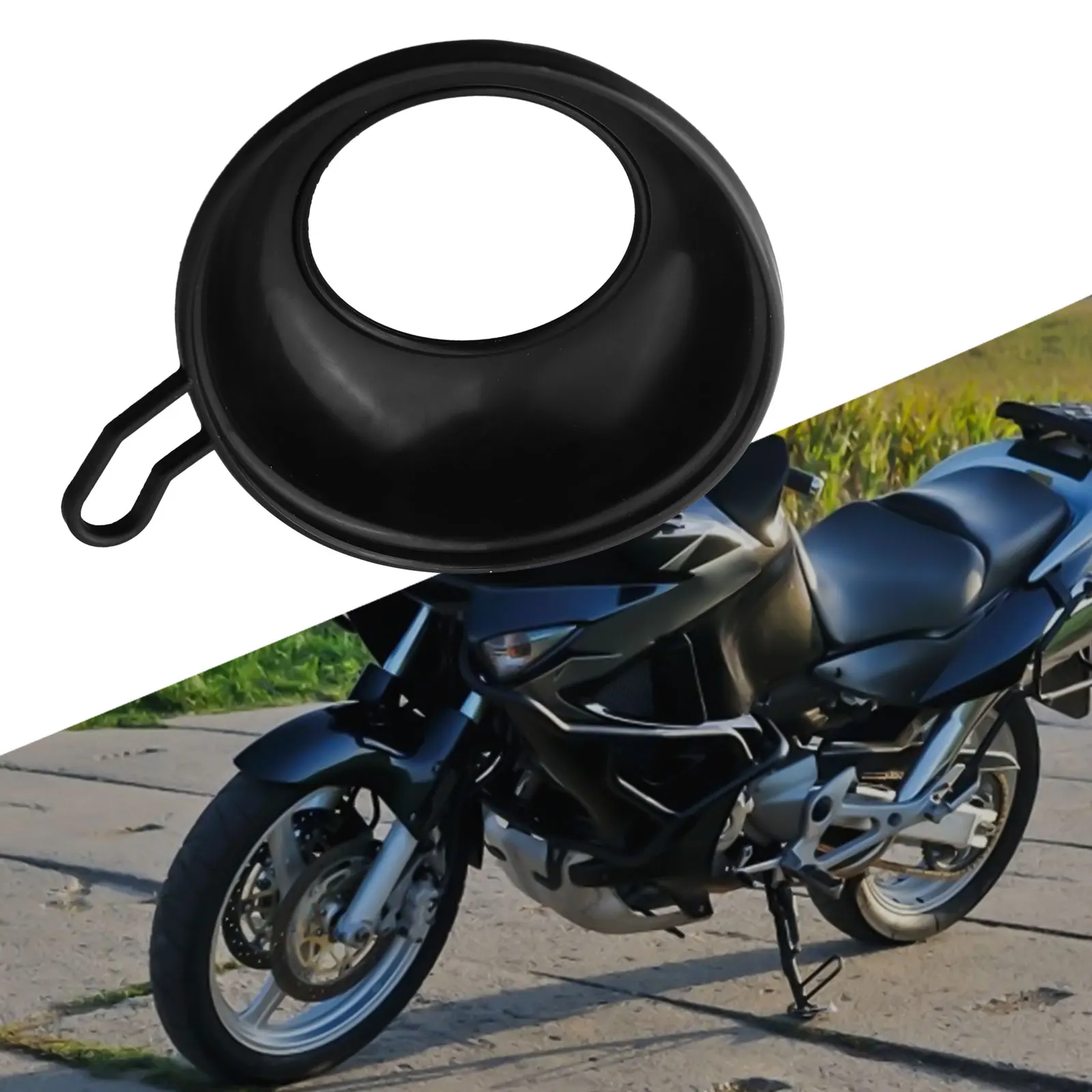 1pc Membrane Diaphragm Carburetor Vacuum For Honda XL1000V Varadero 1999 2000 01 02 Black Plastic Motorcycle Accessories