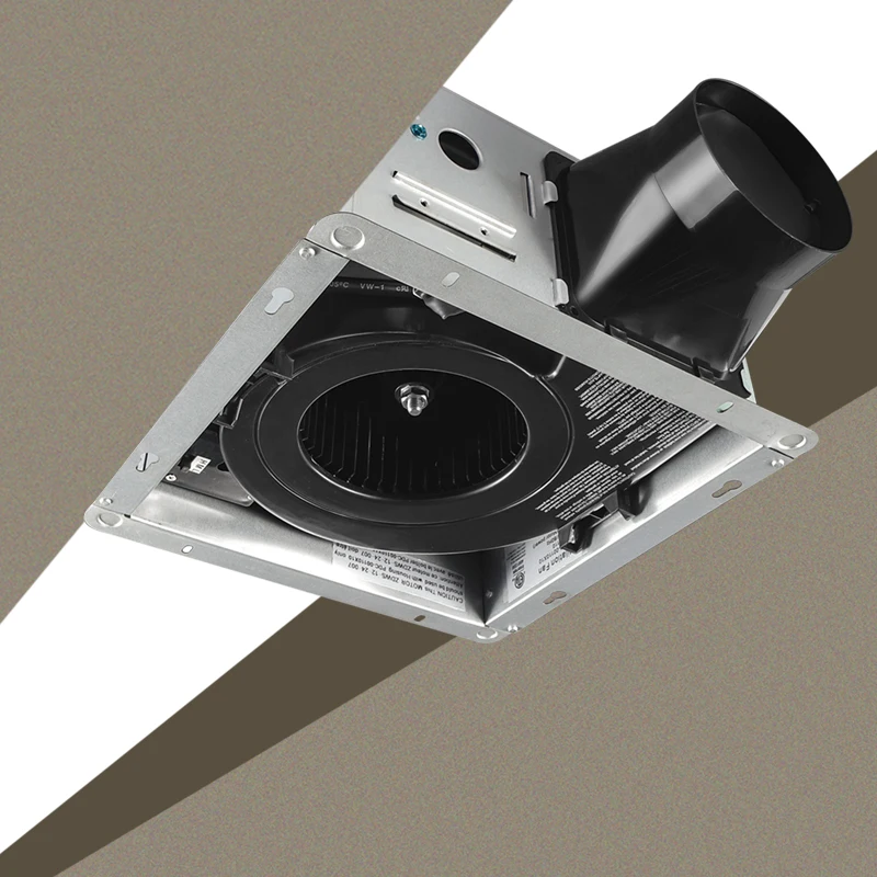 Ultra Quiet Bathroom Exhaust-fans with Humidity Sensors Delay Timer Powerful Ventilation Fan for Kitchen Laundry Pet Area Toilet view 4