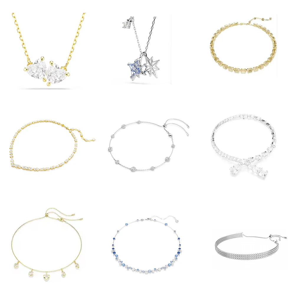 

Новое романтическое ожерелье с крестом из розового золота и бриллиантами, изысканный кристаллический аксессуар, подарок для женщин