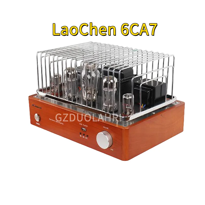 

Oldchen 6CA7/EL34 10W*2 Gallbladder Combination Audio Set HiFi Fever Level Audio Bluetooth Electronic Tube Amplifier