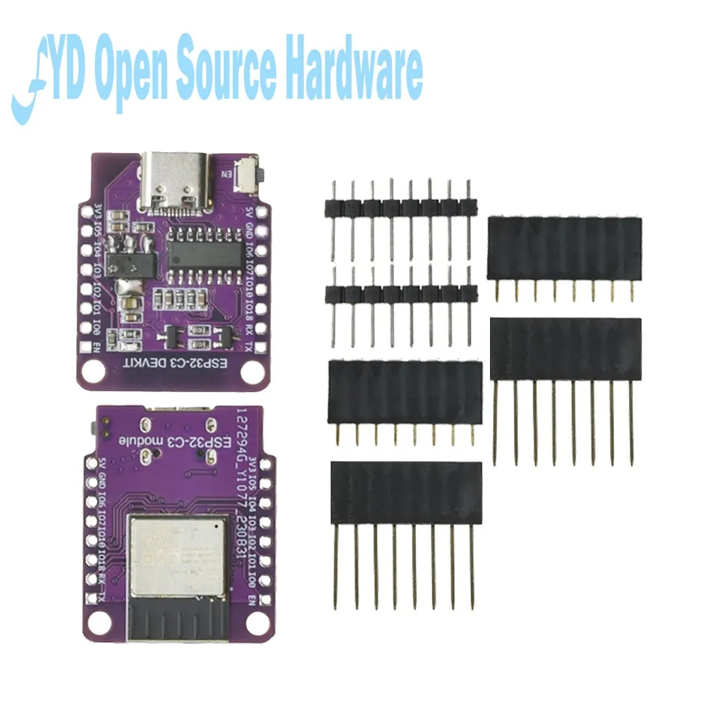 MINI ESP32-C3 development board equipped with ESP32-C3-MINI-1-N4 module WiFi Bluetooth-Compatible BLE5.0