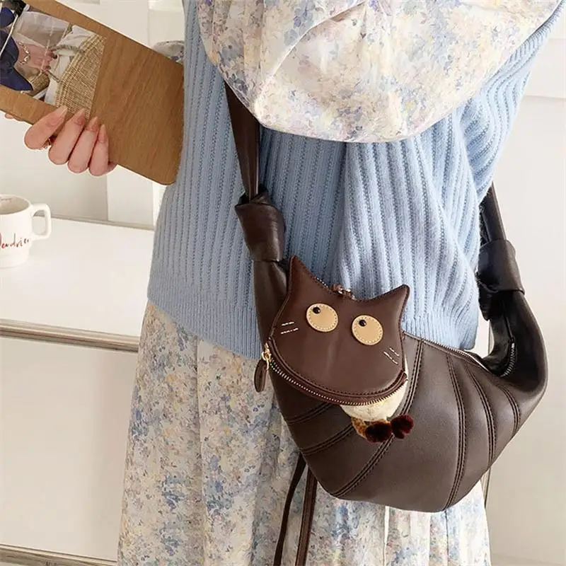 محفظة عملات معدنية رفيعة للغاية مزينة برسوم كرتونية رائعة للسيدات، حقيبة قلادة فريدة من نوعها بما في ذلك تخزين سماعات الأذن، حافظة بطاقات رفيعة للغاية