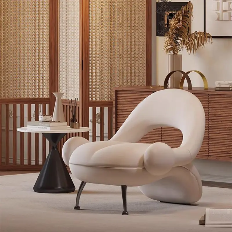 

Premium Single Seater Sofa, Trendy Ins-Inspired High-Design Statement Piece for Living Room | Luxury & Chic