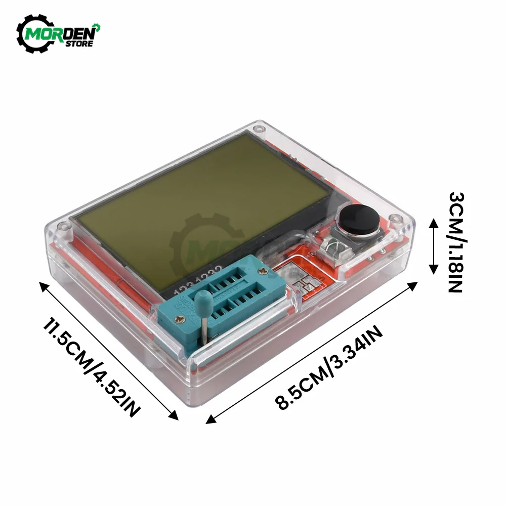 LCR-T10H Transistor Tester Display TFT For Diode Triode MOS/PNP/NPN Capacitor Resistor Transistor Tester Detector