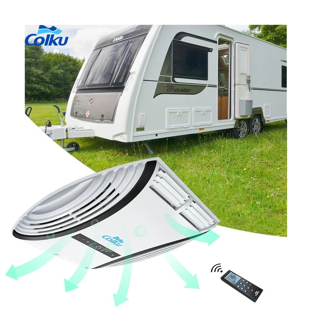 Auto Ac Unit Rooftop Caravan Van Campers Campervan Air Conditioner Rv Camping Outdoor Caravan Air Conditioner