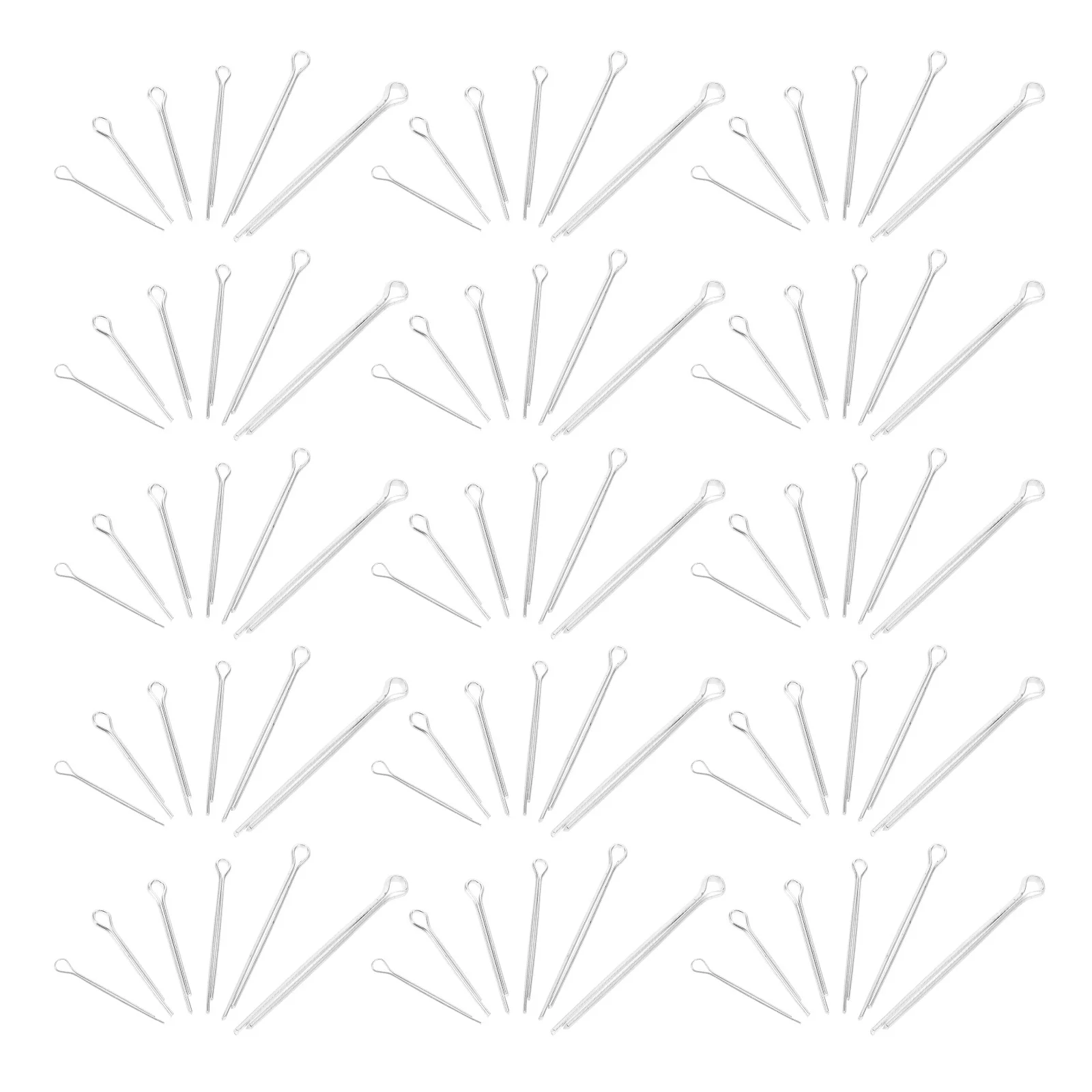 

555pcs Spring Steel Cotter Pin Kit Split Pins For Trailer Hitch Locking Fastener Clips Assortment Hardware Set Retaining Wire