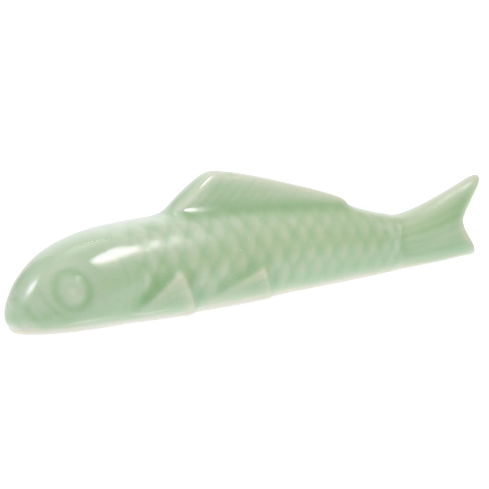 Premium Ceramic Carp Shaped Paperweight for Chinese Calligraphy Drawing Kanji Writing Desktop Paper Flattening Tool Holding