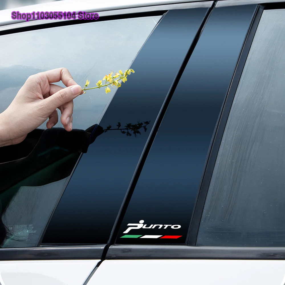 4pcs Car body sticker For Fiat 500 500x 500l 500C 500E punto tipo panda bravo Auto Accessories