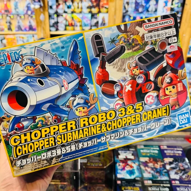 

Bandai One Piece Model Kit Chopper Robo 3 5 Подводная лодка Chopper 1 2 Tank Wing Аниме Фигурка Модель Игрушка Подарок на день рождения