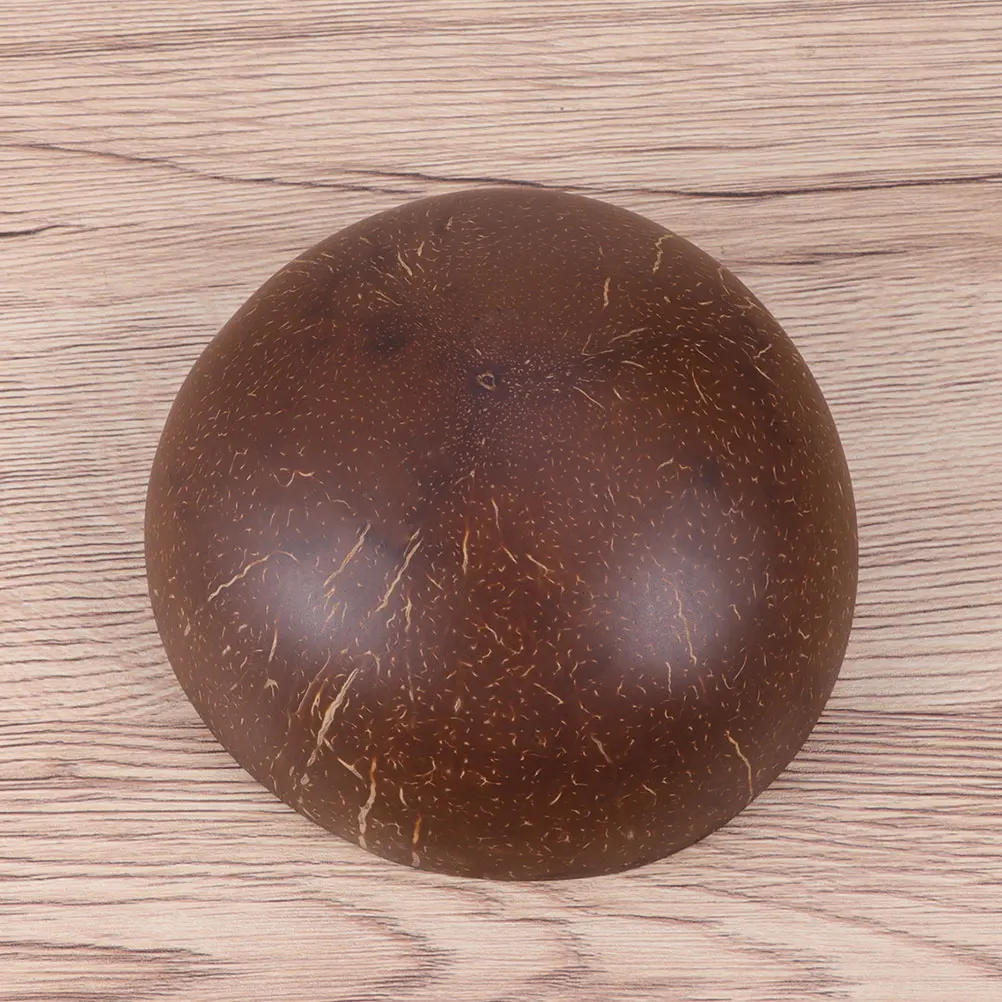 

2pcs Coconut Shell Bowl Natural Candy Container For Desktop Decoration Storage Sundries Holder Home Office Decor Purple