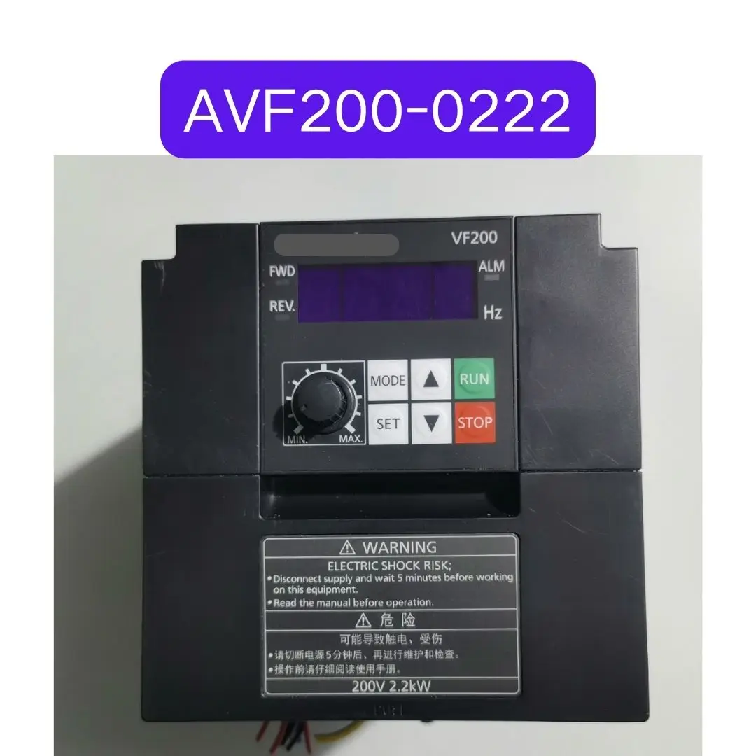 

Used AVF200-0222 inverter 2.2KW Test OK Fast Shipping